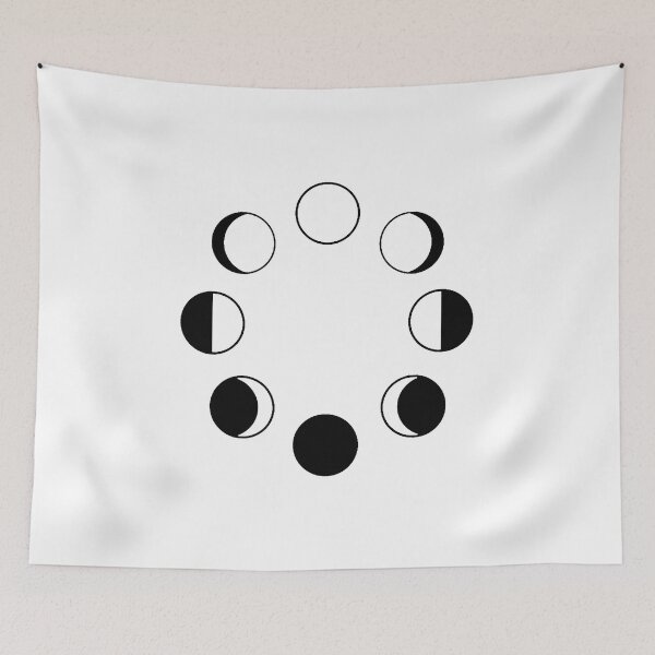 Item preview, Moon Phases Circle designed and sold by Lil-Bit-Batty.