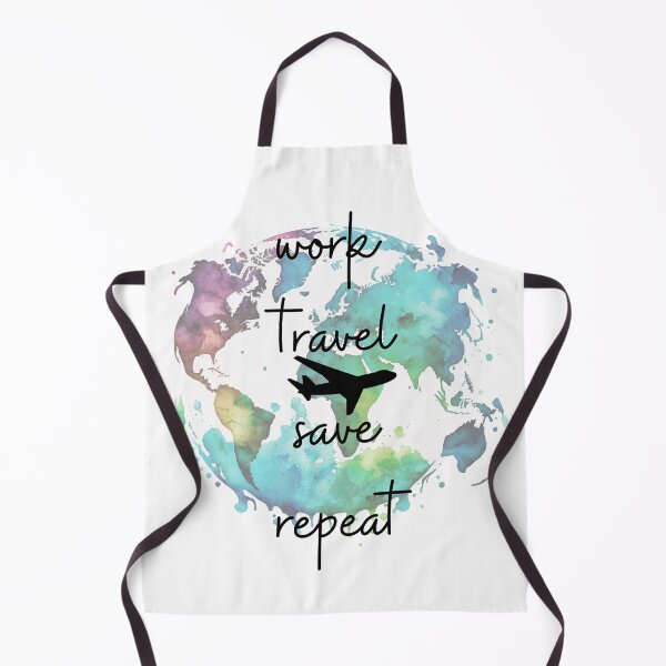 Item preview, Work Travel Save Repeat designed and sold by Starlett Designs.