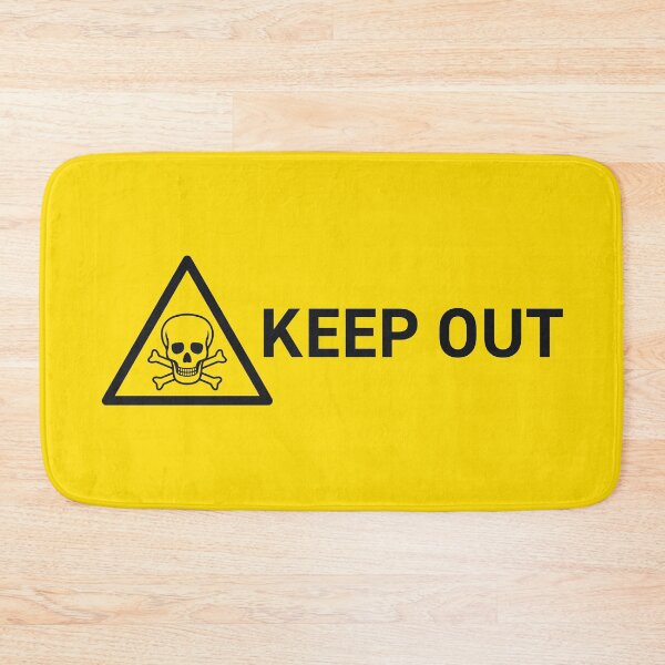 Item preview, Keep Out Safety Warning Sign Yellow designed and sold by VoodooCircus.