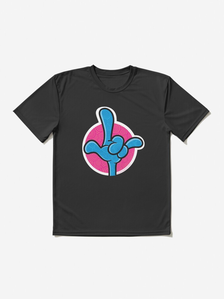 Thumbnail 2 of 7, Active T-Shirt, The Big Giant Hand by Bob's Big Giant Art Studio designed and sold by BobOstromStudio.
