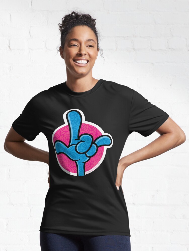 Thumbnail 6 of 7, Active T-Shirt, The Big Giant Hand by Bob's Big Giant Art Studio designed and sold by BobOstromStudio.