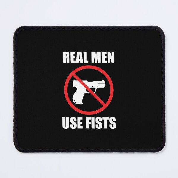 Item preview, Real Men Use Fists designed and sold by bouymakesart.