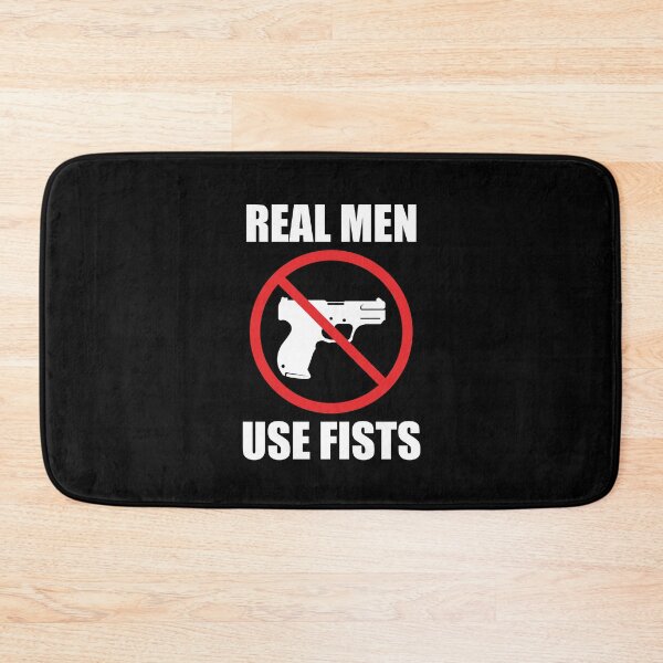 Item preview, Real Men Use Fists designed and sold by bouymakesart.