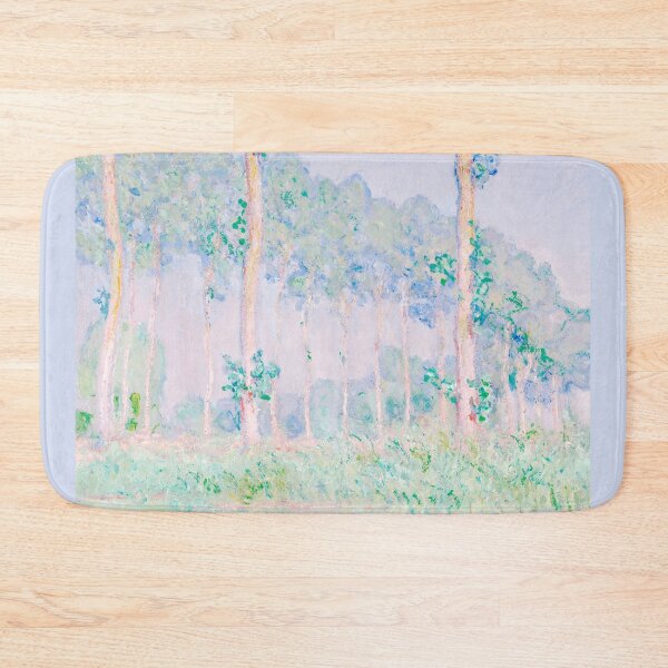 Item preview, Poplars by Claude Monet, Green  designed and sold by evermore-design.