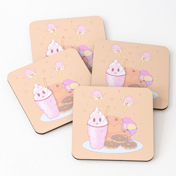 Item preview, Kawaii food characters  designed and sold by ANU007.