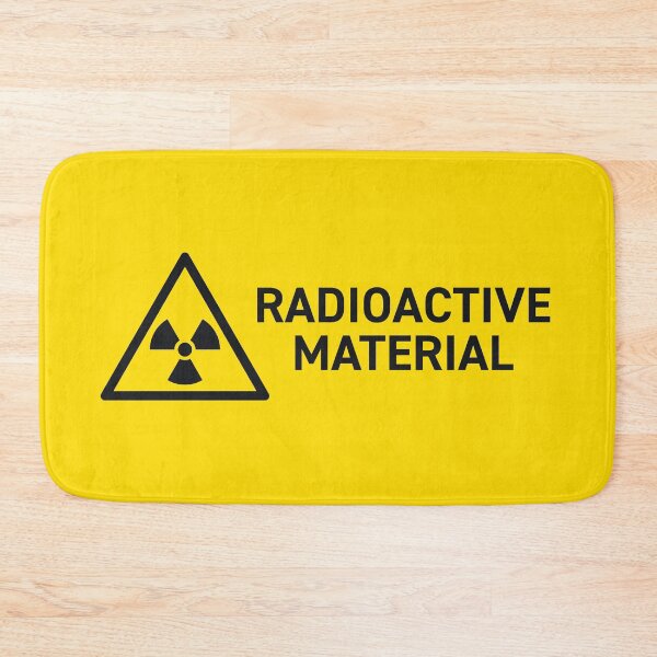 Item preview, Radioactive Material Safety Warning Sign designed and sold by VoodooCircus.