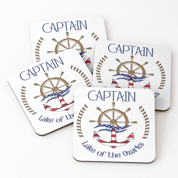 Item preview, Stunning Full Color Captain Nautical Design designed and sold by OzarkEpoxy.