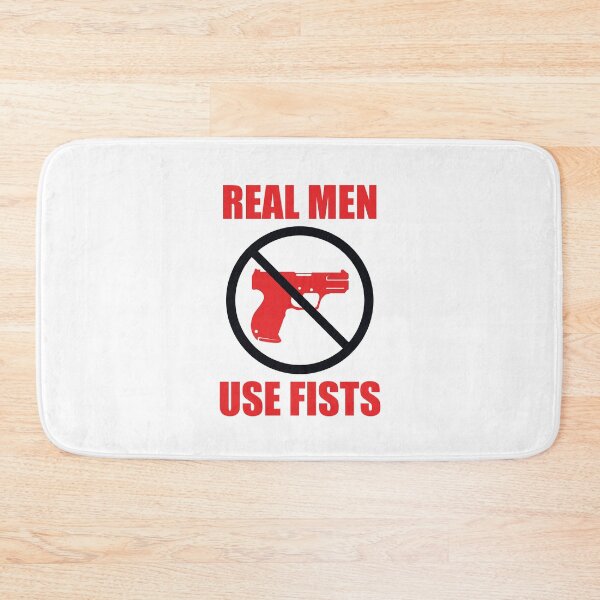 Item preview, Real Men Use Fists designed and sold by bouymakesart.