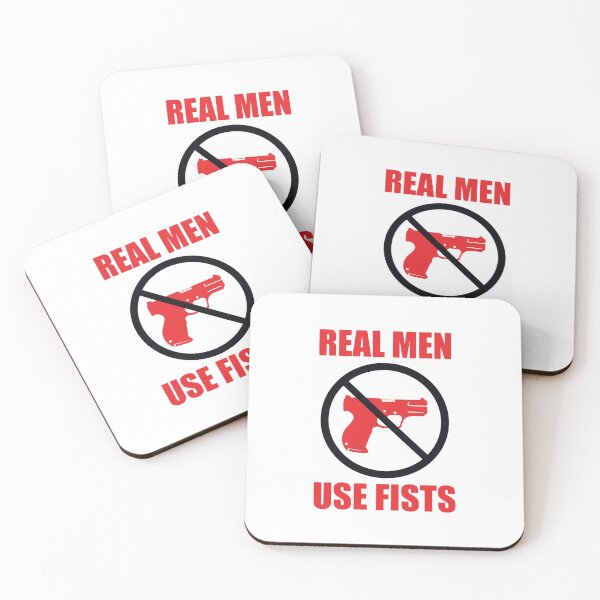 Item preview, Real Men Use Fists designed and sold by bouymakesart.