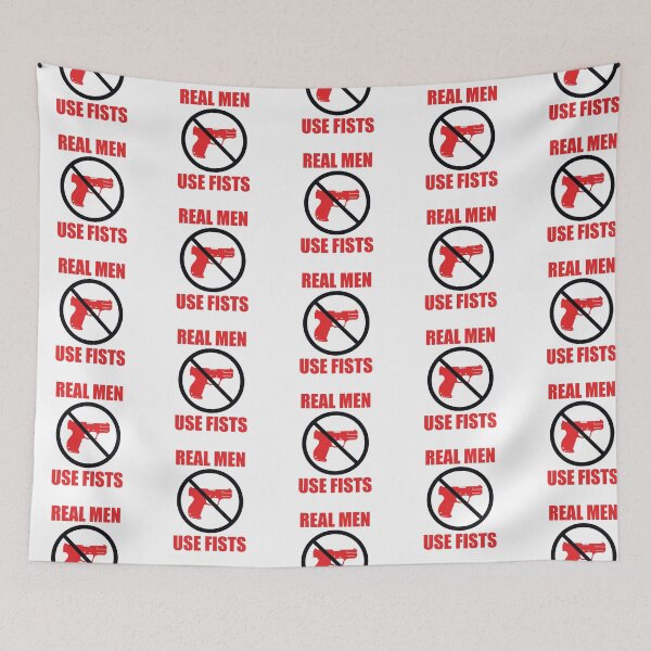 Item preview, Real Men Use Fists designed and sold by bouymakesart.