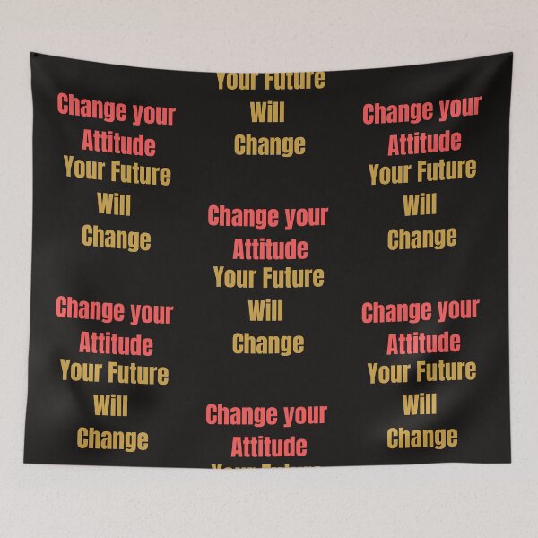 Item preview, Copy of Change your Attitude Change Your Future designed and sold by Gina Jenkins.