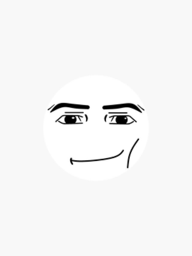 Roblox Man Face | Sticker