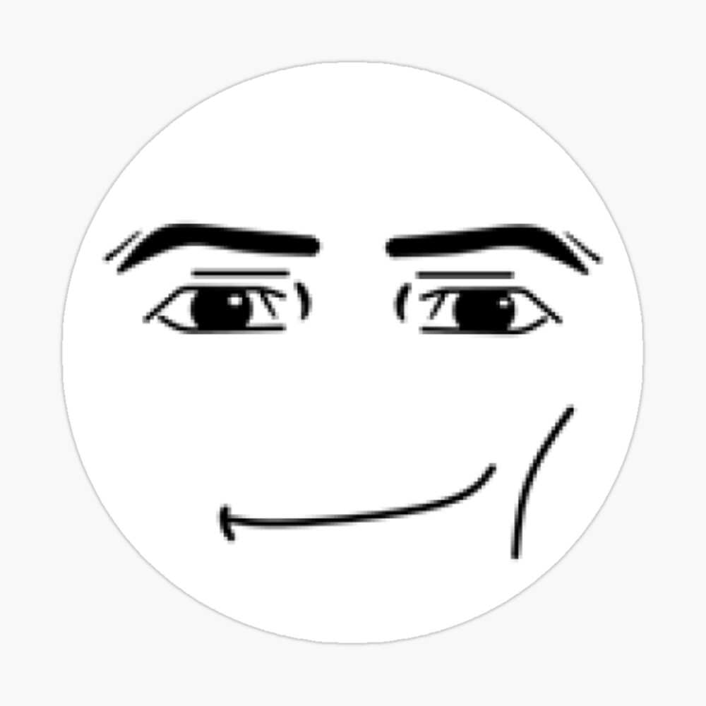 Roblox Man Face | Sticker