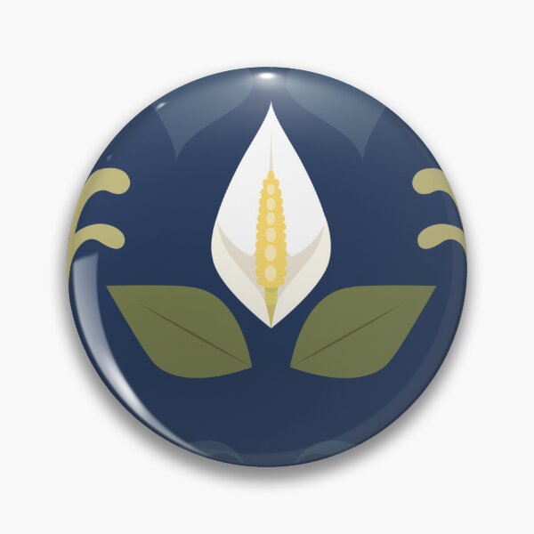 Item preview, Peace Lily Pattern Simple Graphic Design designed and sold by PaperRain.