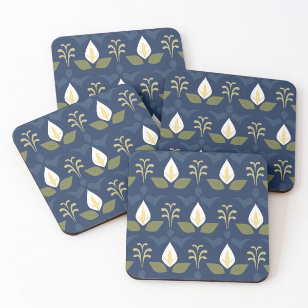 Item preview, Peace Lily Pattern Simple Graphic Design designed and sold by PaperRain.