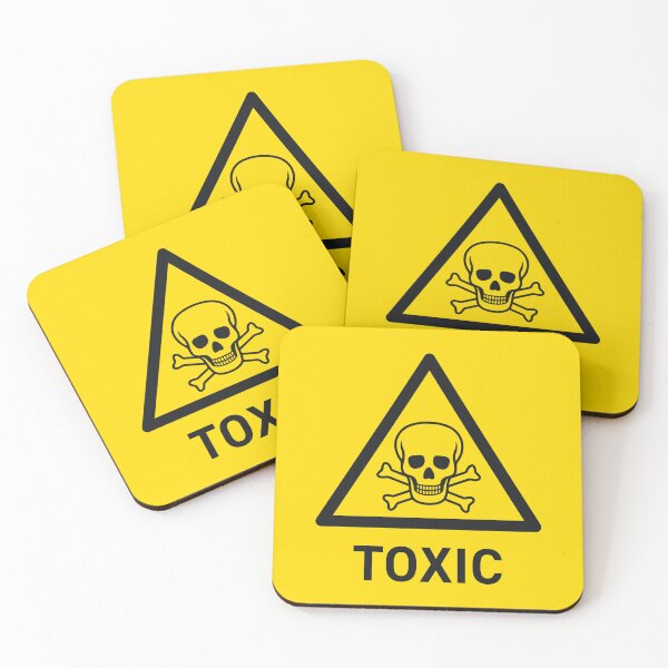 Item preview, Toxic Safety Warning Sign Yellow designed and sold by VoodooCircus.