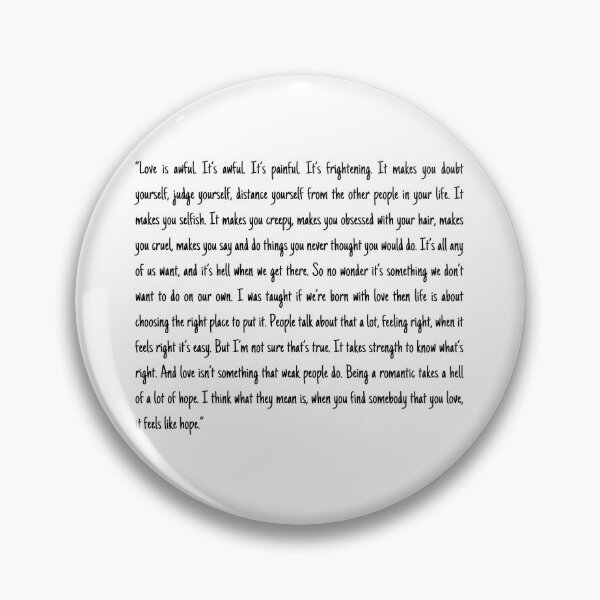 Item preview, love is awful the priest fleabag love speech designed and sold by Unicorny-Design.