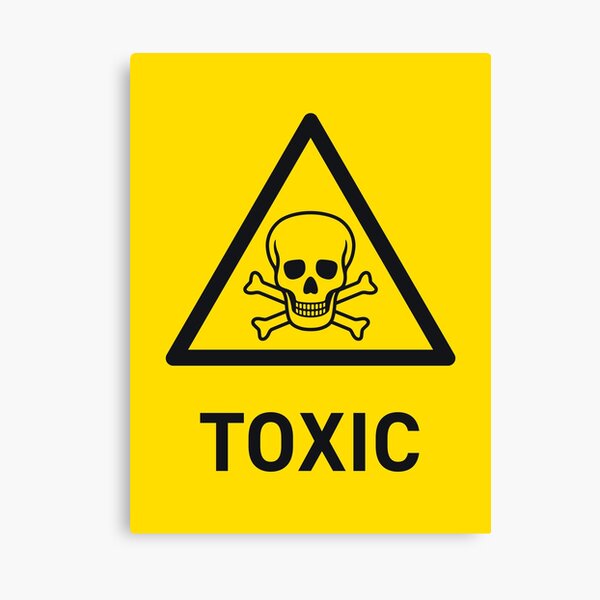Aperçu de l'œuvre Toxic Safety Warning Sign Yellow créée et vendue par VoodooCircus.