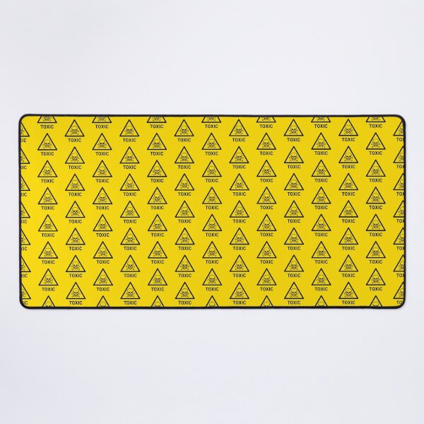 Aperçu de l'œuvre Toxic Safety Warning Sign Yellow créée et vendue par VoodooCircus.