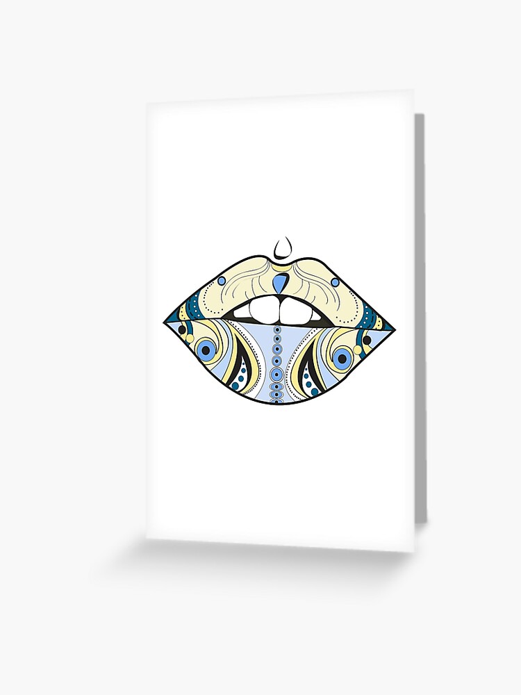 Carte De Vœux Bisous Zen Par Talisadesigns Redbubble