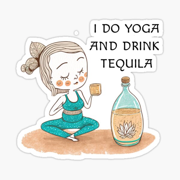 2 x 10cm Tequila Bottle Vinyl Stickers - Drink Joke Funny Laptop Sticker  #30955