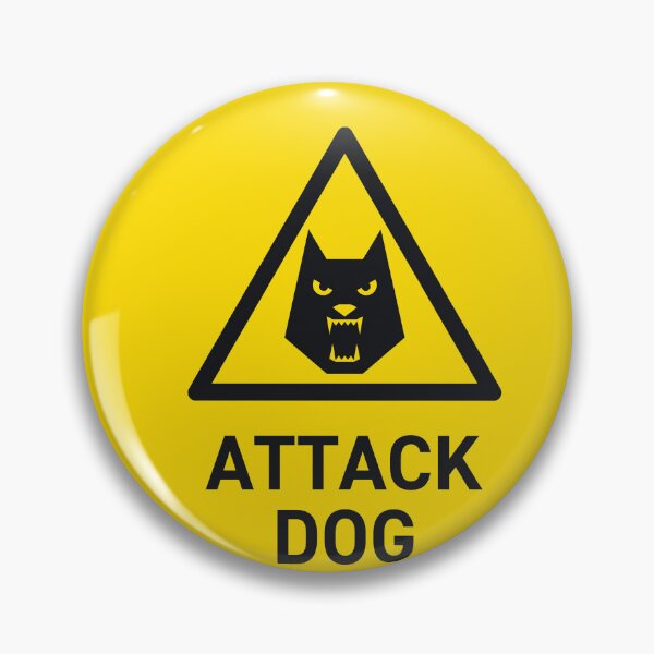 Item preview, Attack Dog Pet Safety Warning Sign designed and sold by VoodooCircus.