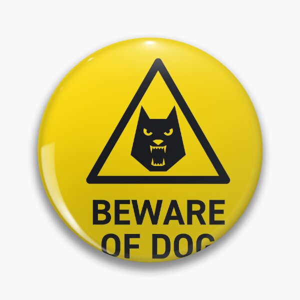 Item preview, Beware Of Dog Pet Safety Warning Sign designed and sold by VoodooCircus.