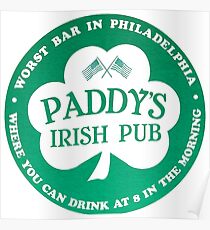 Paddy's Pub Der beste Ort zum Hangout Poster
