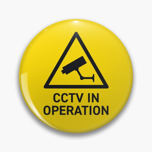 Item preview, CCTV In Operation Safety Warning Sign designed and sold by VoodooCircus.