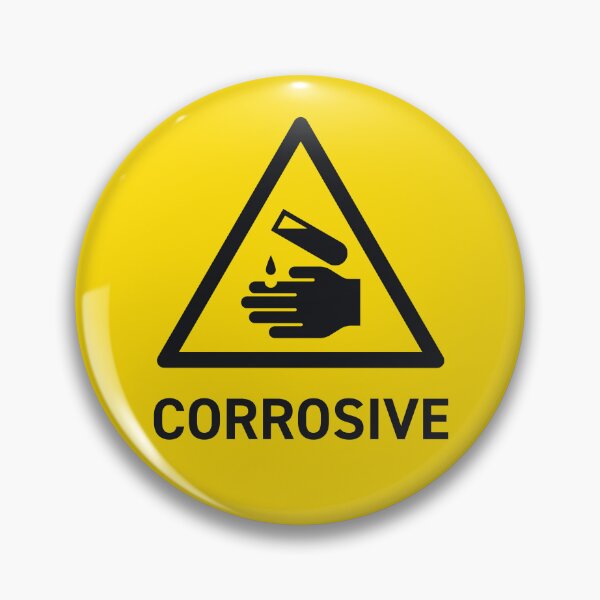 Item preview, Corrosive Safety Warning Sign designed and sold by VoodooCircus.