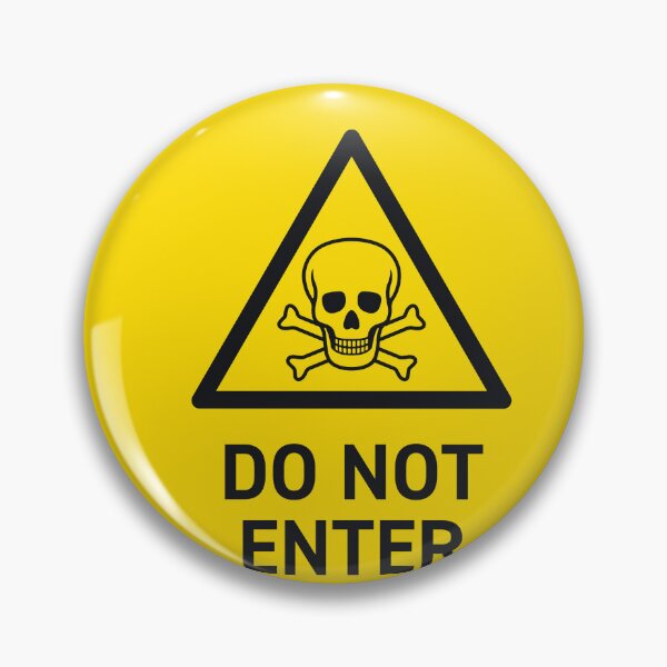 Item preview, Do Not Enter Safety Warning Sign designed and sold by VoodooCircus.