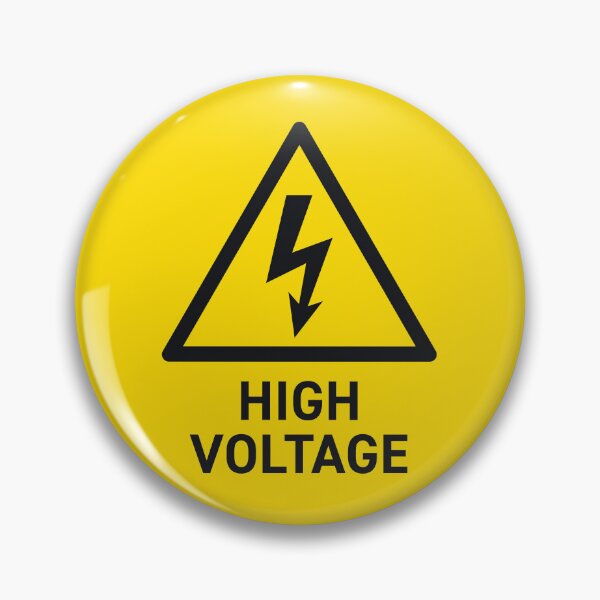 Item preview, High Voltage Electricity Safety Warning Sign designed and sold by VoodooCircus.