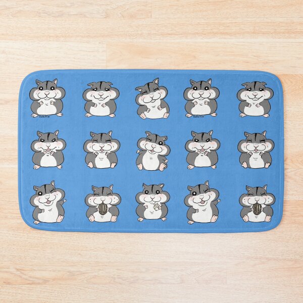 Item preview, Cute fluffy hamster print designed and sold by doodletokki.