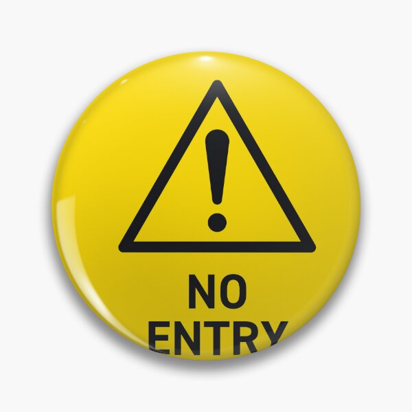 Item preview, No Entry Safety Warning Sign designed and sold by VoodooCircus.