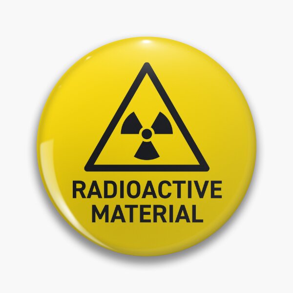 Item preview, Radioactive Material Safety Warning Sign designed and sold by VoodooCircus.
