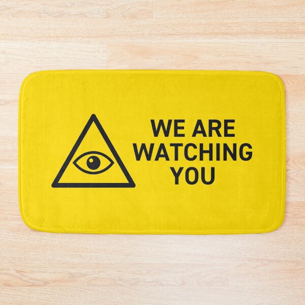 Item preview, We Are Watching You CCTV Surveillance Safety Warning Sign designed and sold by VoodooCircus.