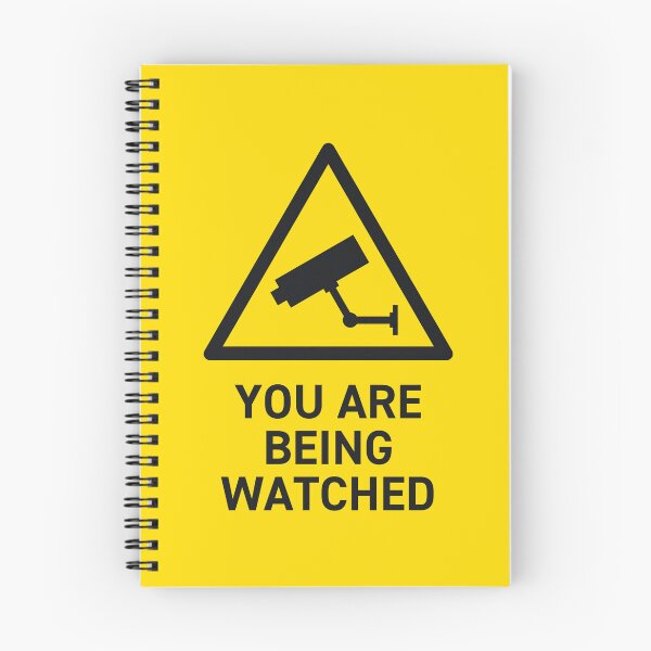 Item preview, You Are Being Watched CCTV Surveillance Safety Warning Sign designed and sold by VoodooCircus.