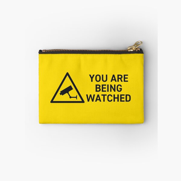 Item preview, You Are Being Watched CCTV Surveillance Safety Warning Sign designed and sold by VoodooCircus.