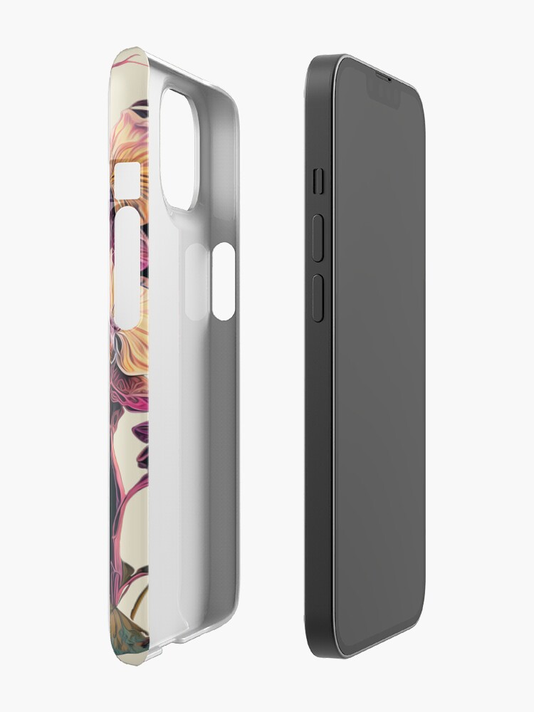 Thumbnail 2 of 4, iPhone Case, Peaceful Skull 2 designed and sold by Rixel Studio.