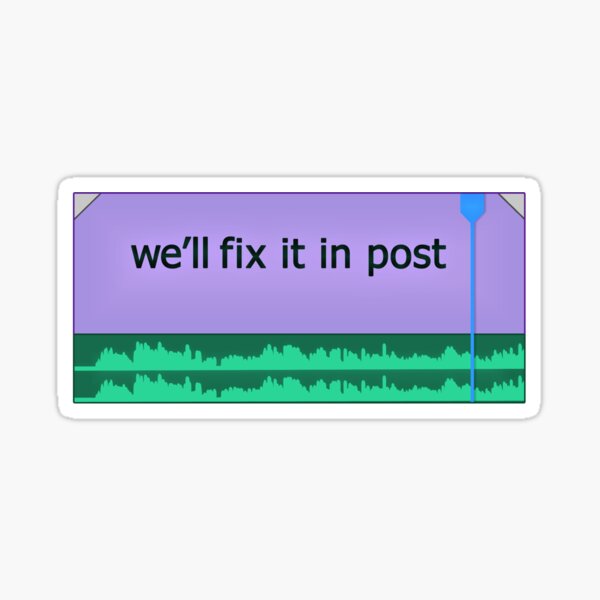 Item preview, we'll fix it in post designed and sold by qlexq.