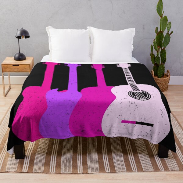 Item preview, Guitar Rainbow Pinks designed and sold by bloodberi.