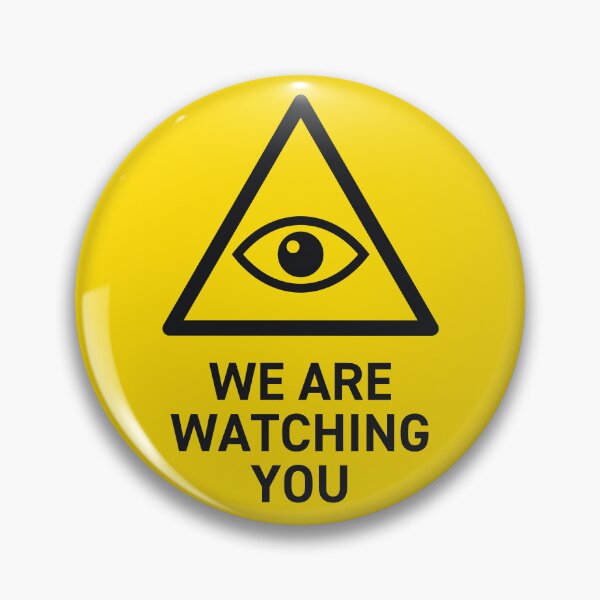 Item preview, We Are Watching You CCTV Surveillance Safety Warning Sign designed and sold by VoodooCircus.