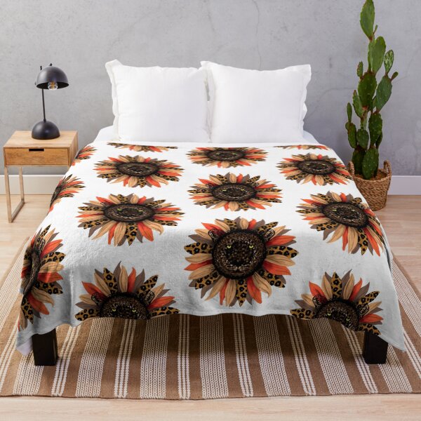 Item preview, Leopard Print Sunflower designed and sold by FortuneCookieTs.