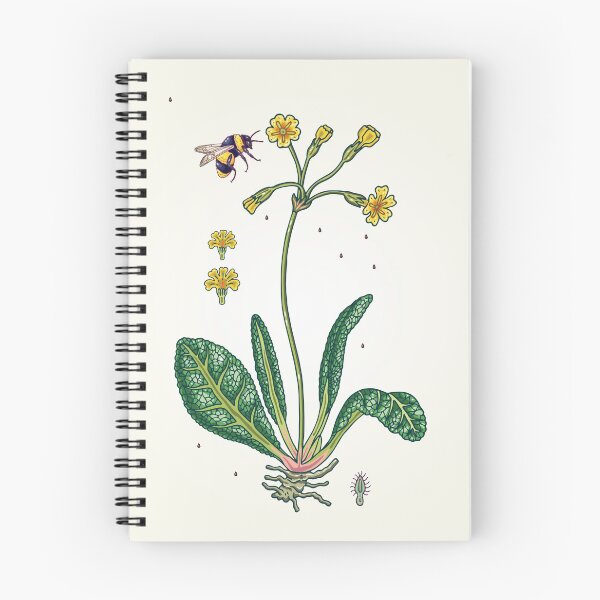 Item preview, yellow cowslip and bee designed and sold by smalldrawing.