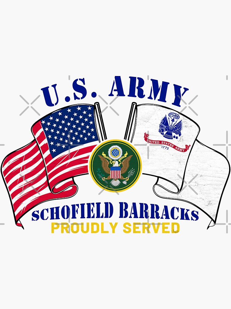 "Schofield Barracks Hawaii Hi" Sticker for Sale by ayazzromego Redbubble