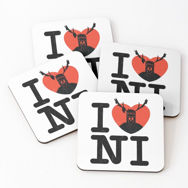 Item preview, I Love NI - Destressed Design designed and sold by risible.