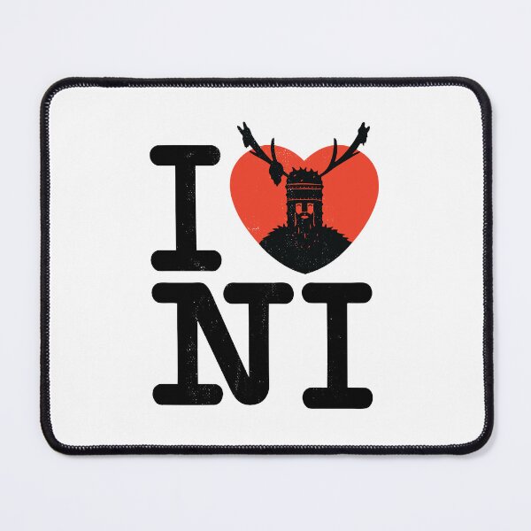 Item preview, I Love NI - Destressed Design designed and sold by risible.