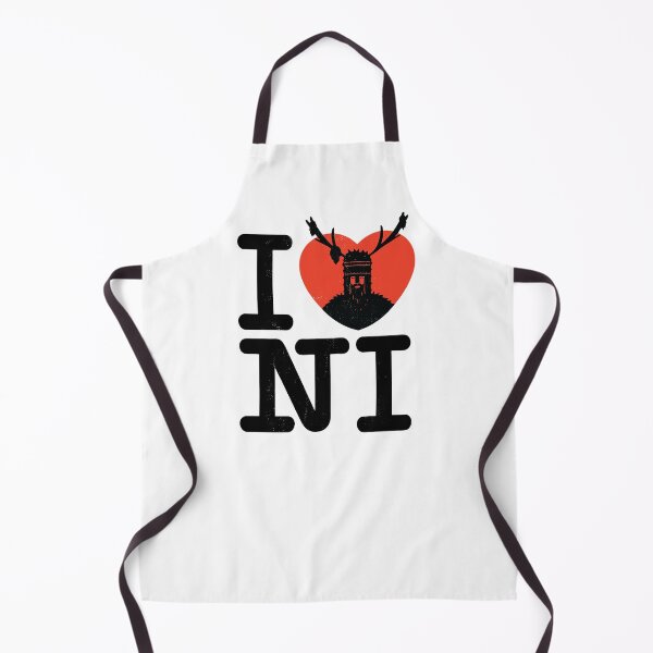 Item preview, I Love NI - Destressed Design designed and sold by risible.
