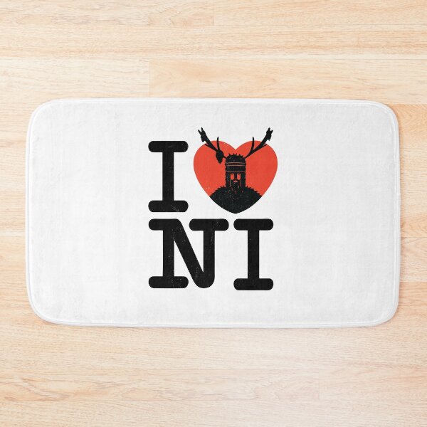 Item preview, I Love NI - Destressed Design designed and sold by risible.