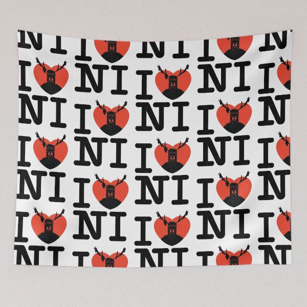 Item preview, I Love NI - Destressed Design designed and sold by risible.